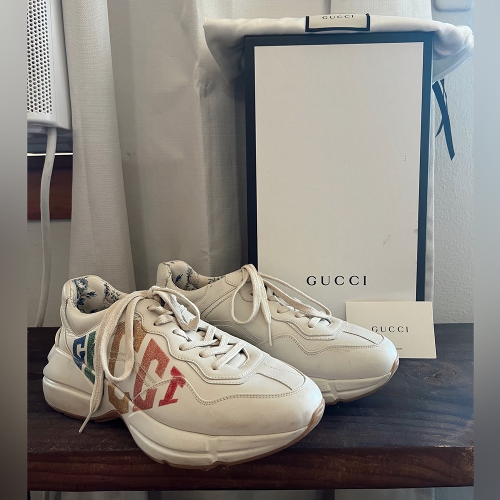 Gucci Glitter Rhyton Sneakers